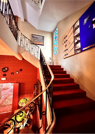 photo d'escalier puerto peinture rénovation carcassonne et aude